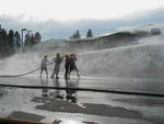 EVERYONE gets wet in this one, crowd too!