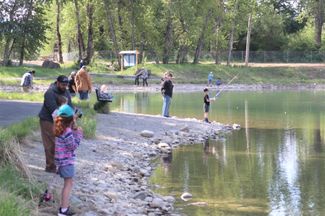 Li'l Anglers Fishing Day at the Libby pond