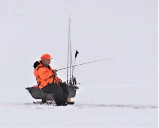 Ice Fishing on McGregor Lake
