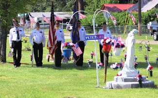 Memorial Day Service at the Libby Cemetery