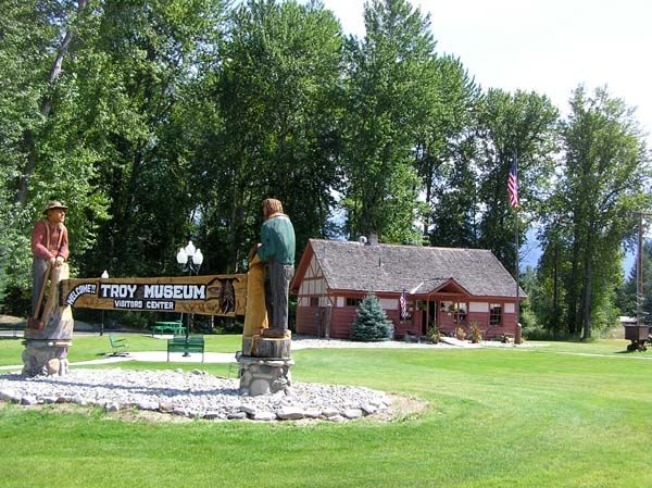 Troy Visitor Center Museum. Photo by LibbyMT.com.