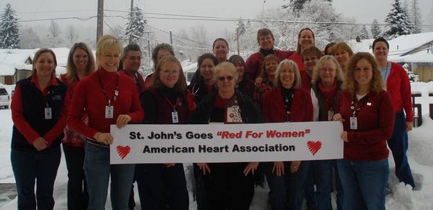 Go Red for Women. Photo by St. John's Lutheran Hospital.