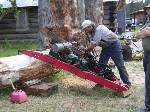 Drag Saw. Photo by Heritage Museum.