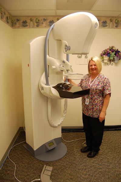 Digital Mammography. Photo by St. John's Lutheran Hospital.
