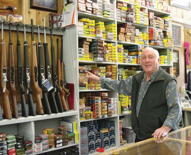Guns and Ammo. Photo by Kootenai Valley Record.