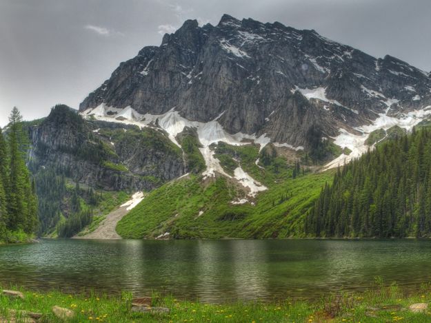 Granite Lake and A-Peak. Photo by Bob Hosea.