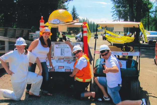 Best Decorated Golf Cart. Photo by St. John's Lutheran Hospital.