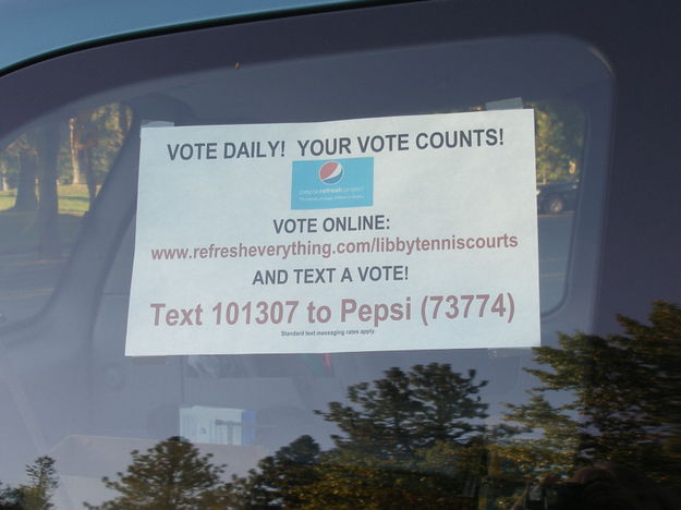 Your Vote Counts. Photo by U Serve Libby.
