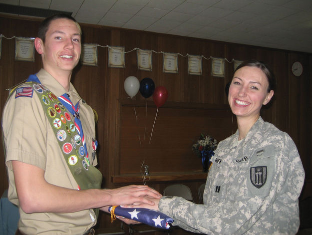 James Hare - Eagle Scout. Photo by Kootenai Valley Record.