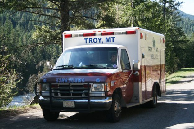Troy ambulance. Photo by LibbyMT.com.