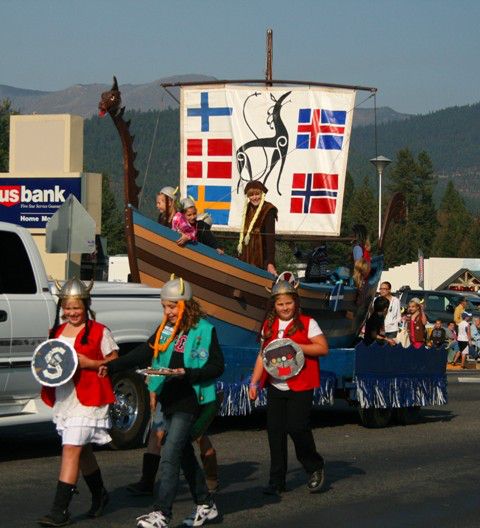 Nordicfest float. Photo by LibbyMT.com.