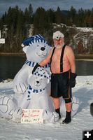 Polar Bear Rick and mascot. Photo by LibbyMT.com.