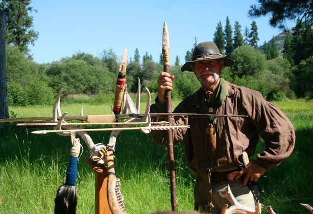 Bob Gray at the 2012 Two Rivers Rendezvous. Photo by LibbyMT.com.