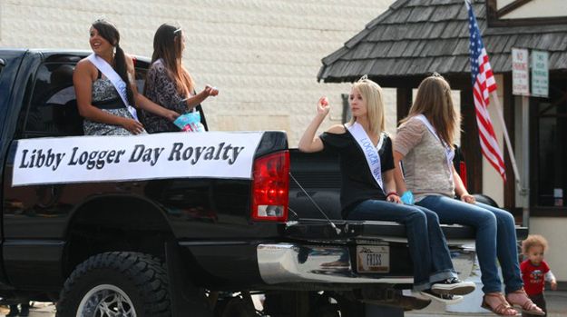 Logger Days royalty. Photo by Maggie Craig, LibbyMT.com.
