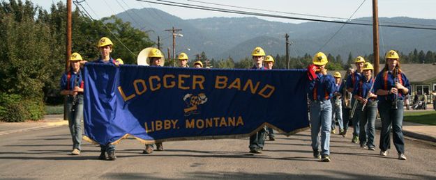 Libby High School Band. Photo by LibbyMT.com.