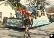 Whitefish Winter Carnival Float. Photo by LibbyMT.com.