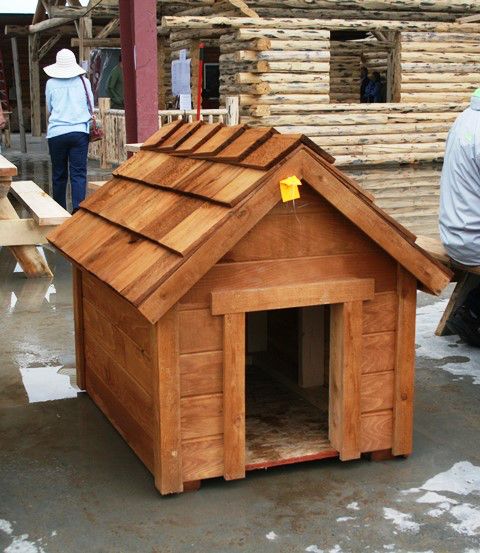 Dog houses. Photo by LibbyMT.com.