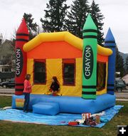 A bouncy house for the kids. Photo by LibbyMT.com.