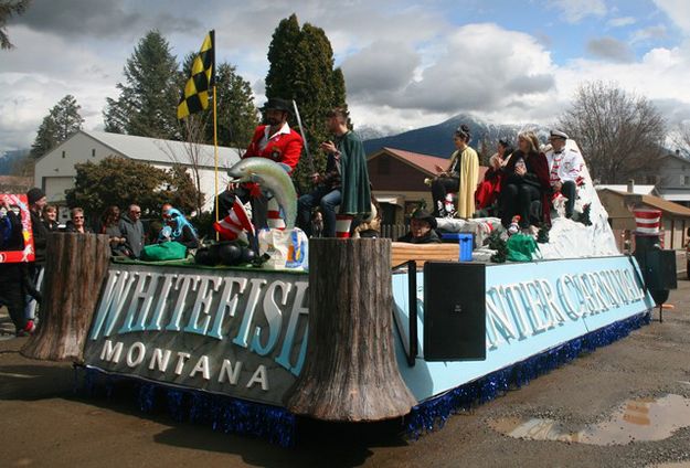 Whitefish float. Photo by LibbyMT.com.