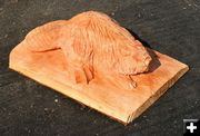 Quick carve beaver. Photo by LibbyMT.com.