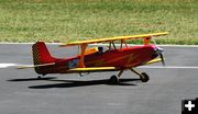 A biplane taxis. Photo by LibbyMT.com.