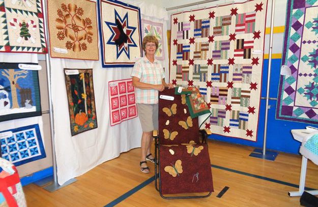 Quilter of the Year Marge Kroeger. Photo by LibbyMT.com.