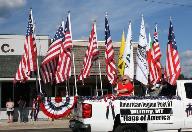 American Legion Flags of America. Photo by LibbyMT.com.