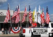 American Legion Flags of America. Photo by LibbyMT.com.