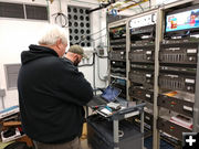 Adding new TV Channels. Photo by Libby Video Club.