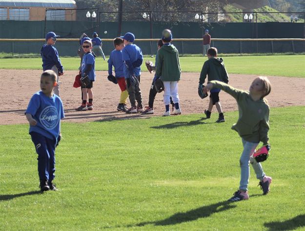 Practicing the throws. Photo by LibbyMT.com.