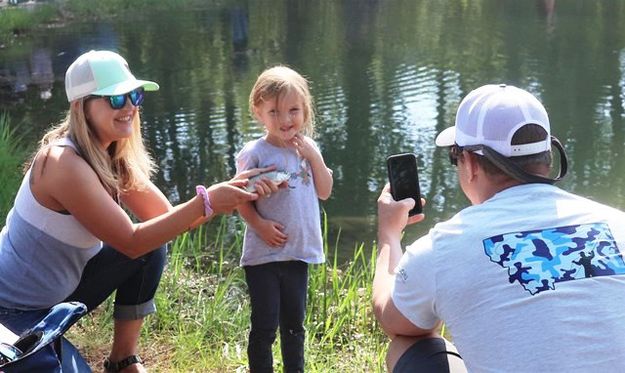 A little angler. Photo by LibbyMT.com.