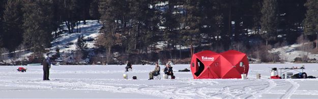 Fishing Upper Thompson Lake. Photo by LibbyMT.com.