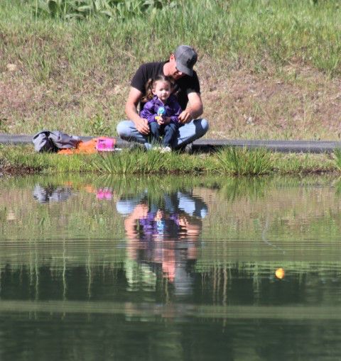 A daddy-daughter day. Photo by LibbyMT.com.