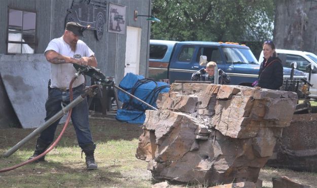 Rock driller. Photo by LibbyMT.com.