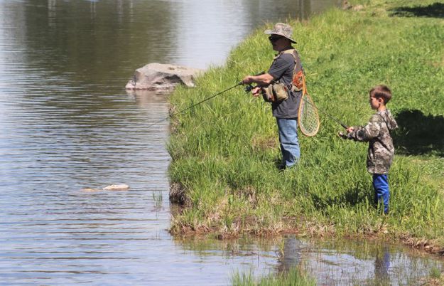 Fishing buddies. Photo by LibbyMT.com.