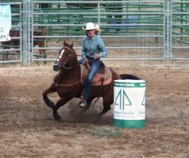 Barrel racing. Photo by LibbyMT.com.