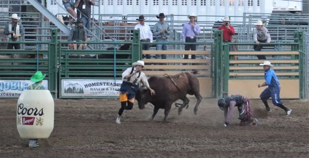 The bullfighters go to work. Photo by LibbyMT.com.