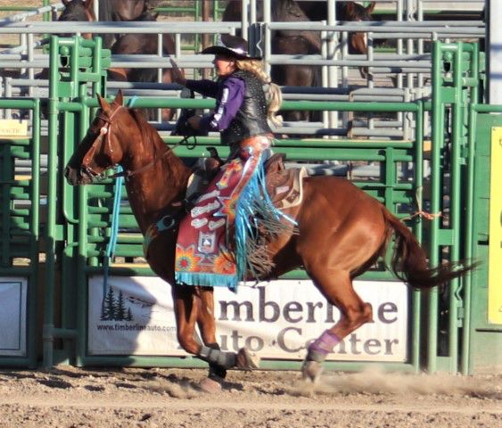 Miss Missoula Stampede Teen Queen Logan Paddock. Photo by LibbyMT.com.