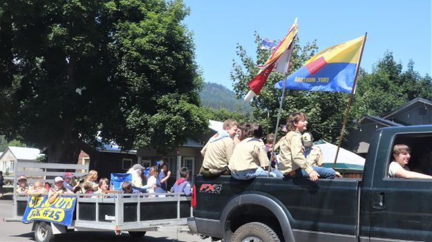 Boy Scouts and Cub Scouts. Photo by LibbyMT.com.