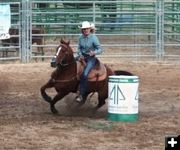 Barrel racing. Photo by LibbyMT.com.