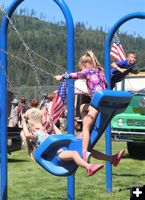 Playground fun. Photo by LibbyMT.com.