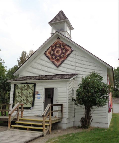 Historical Village schoolhouse. Photo by LibbyMT.com.