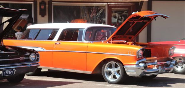 <center>1957 Chevy Nomad</center <center>Bel Air</center>. Photo by LibbyMT.com.