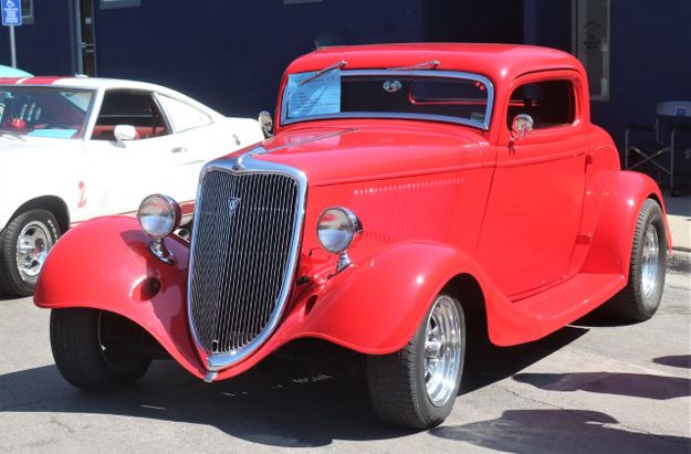 1934 Ford 3-window coupe. Photo by LibbyMT.com.