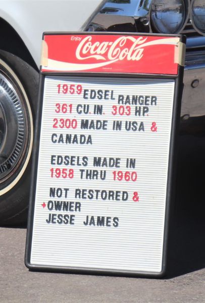 Edsel info. Photo by LibbyMT.com.