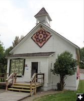 Historical Village schoolhouse. Photo by LibbyMT.com.