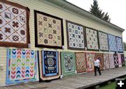 Quilts galore. Photo by LibbyMT.com.