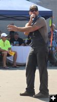 Steven Higgins as Auctioneer. Photo by LibbyMT.com.