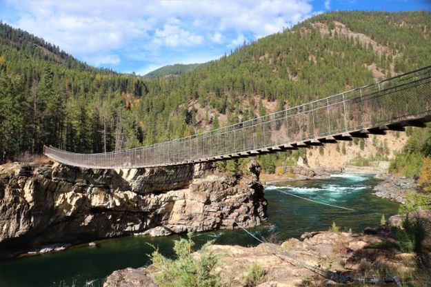 Swinging Bridge. Photo by LibbyMT.com.