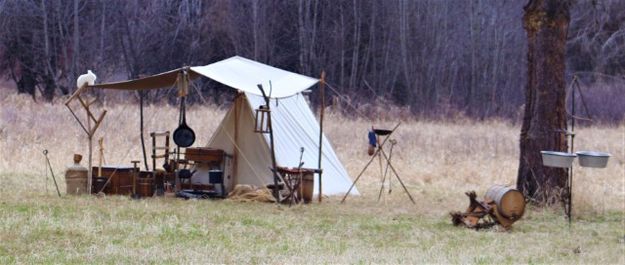 Cozy camp. Photo by LibbyMT.com.